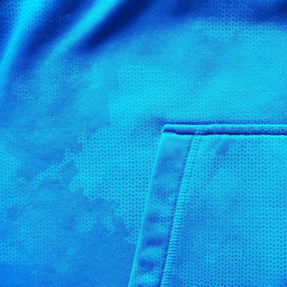 Under Armour Men's Medium Blue Big Logo Sweatshirt Hoodie - Picture 5 of 6